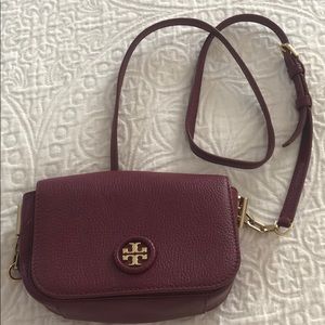 Tory Burch Maroon Crossbody Bag